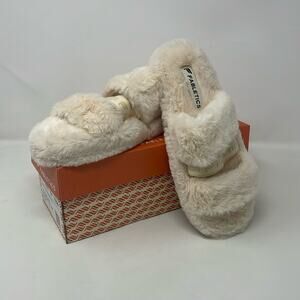 NIB Fabletics Snug Strap Oats Slip On Slippers Women's 7